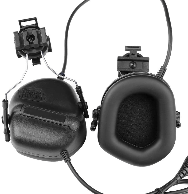 ATAIRSOFT Tactical Headset war Unlimited Power intercom with Microphone Waterproof Headphones, no Noise Reduction Function