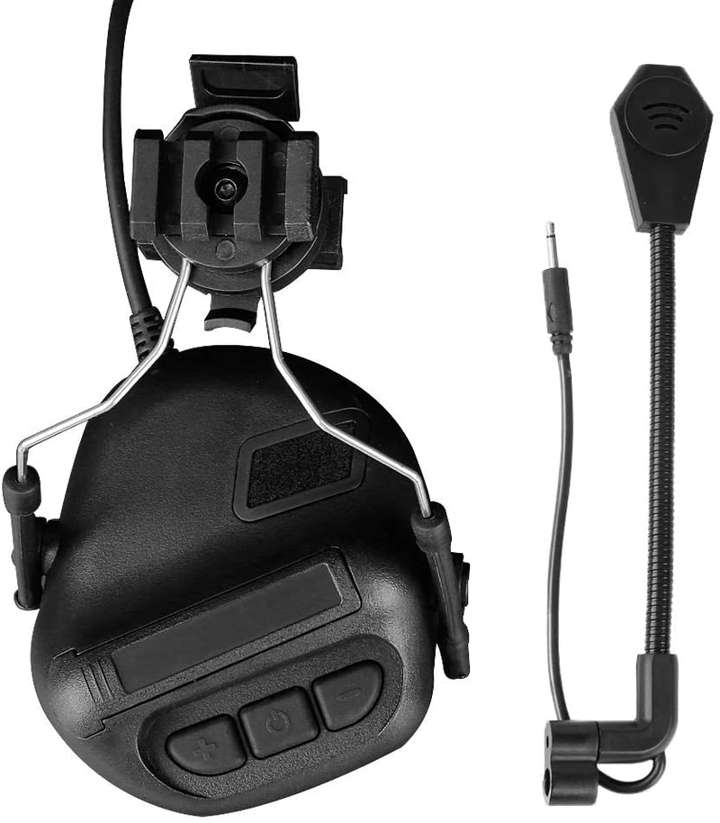 ATAIRSOFT Tactical Headset war Unlimited Power intercom with Microphone Waterproof Headphones, no Noise Reduction Function  ATAIRSOFT   