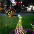 Atildp Upgraded Butterfly Solar Watering Can, Multicolor 60Pcs String Lights for Outdoor Garden, Led Highlight Colourful Light Garden Lamps Home & Garden > Lighting > Lamps Atildp Direct Butterfly  