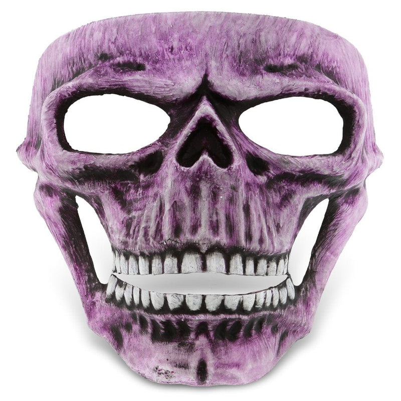 Attitude Studio Pink Skeleton Mask - Costume Skull Mask for Men and Women, Steampunk Inspired Full Face Mask Costume Accessory, Perfect for Halloween, Parties, Conventions, and Horror-Themed Events Apparel & Accessories > Costumes & Accessories > Masks Puzzled Inc.   