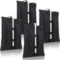 Aucma Canopy Tent Weights Sand Bags 160 LBS Heavy Duty for Patio Outdoor Gazebo Canopy Umbrella Pop Up Canopy Big Party Tent Legs Instant Sun Shelter Beach Pool Ladder 4 Pack Black Without Sand Home & Garden > Lawn & Garden > Outdoor Living > Outdoor Structures > Canopies & Gazebos Aucma Black Square  