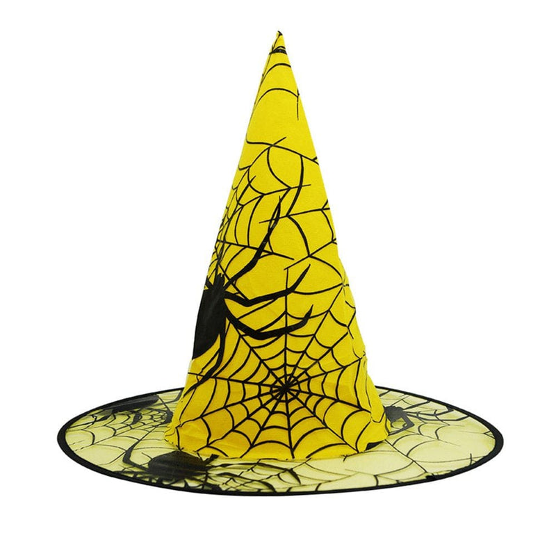 Aueoeo Halloween Clothes for Women, Halloween Witch Hat Non-Woven Tulle Hat Event Party Supplies Props Decoration Arts & Entertainment > Party & Celebration > Party Supplies Aueoeo One Size Yellow 