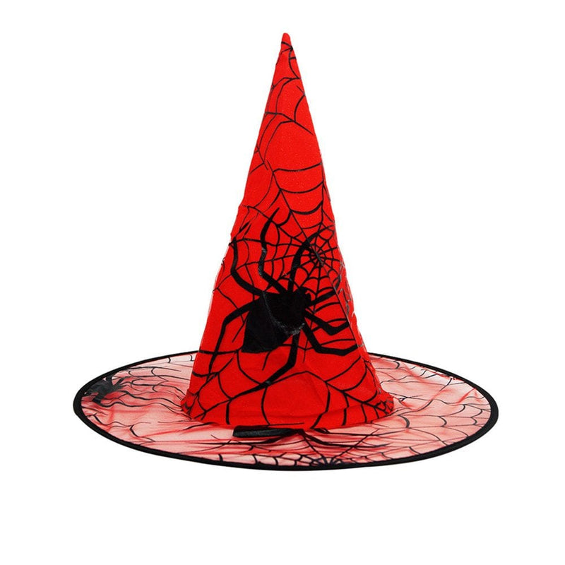 Aueoeo Halloween Clothes for Women, Halloween Witch Hat Non-Woven Tulle Hat Event Party Supplies Props Decoration Arts & Entertainment > Party & Celebration > Party Supplies Aueoeo One Size Red 