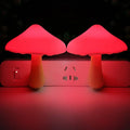 AUSAYE 2Pack Sensor LED Night Light Plug in Lamp 7 Color Changing Mushroom Light Cute Night Lights for Adults Kids Nightlight Bedroom, Bathroom,Toilet,Hallway,Stairs,Kitchen Home & Garden > Lighting > Night Lights & Ambient Lighting AUSAYE Red  