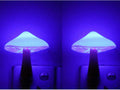 AUSAYE 2Pack Sensor LED Night Light Plug in Lamp 7 Color Changing Mushroom Light Cute Night Lights for Adults Kids Nightlight Bedroom, Bathroom,Toilet,Hallway,Stairs,Kitchen Home & Garden > Lighting > Night Lights & Ambient Lighting AUSAYE Blue  