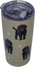 Australian Shepherd SERENGETI 16 Oz. Stainless Steel, Vacuum Insulated Tumbler with Spill Proof Lid - 3D Print - Insulated Travel Mug for Hot or Cold Drinks (Australian Shepherd Tumbler) Home & Garden > Kitchen & Dining > Tableware > Drinkware SERENGETI Black Labradoodle Tumbler  