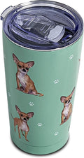 Australian Shepherd SERENGETI 16 Oz. Stainless Steel, Vacuum Insulated Tumbler with Spill Proof Lid - 3D Print - Insulated Travel Mug for Hot or Cold Drinks (Australian Shepherd Tumbler) Home & Garden > Kitchen & Dining > Tableware > Drinkware SERENGETI Chihuahua Tumbler  