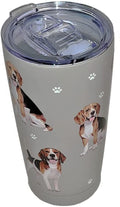 Australian Shepherd SERENGETI 16 Oz. Stainless Steel, Vacuum Insulated Tumbler with Spill Proof Lid - 3D Print - Insulated Travel Mug for Hot or Cold Drinks (Australian Shepherd Tumbler) Home & Garden > Kitchen & Dining > Tableware > Drinkware SERENGETI Beagle Tumbler  