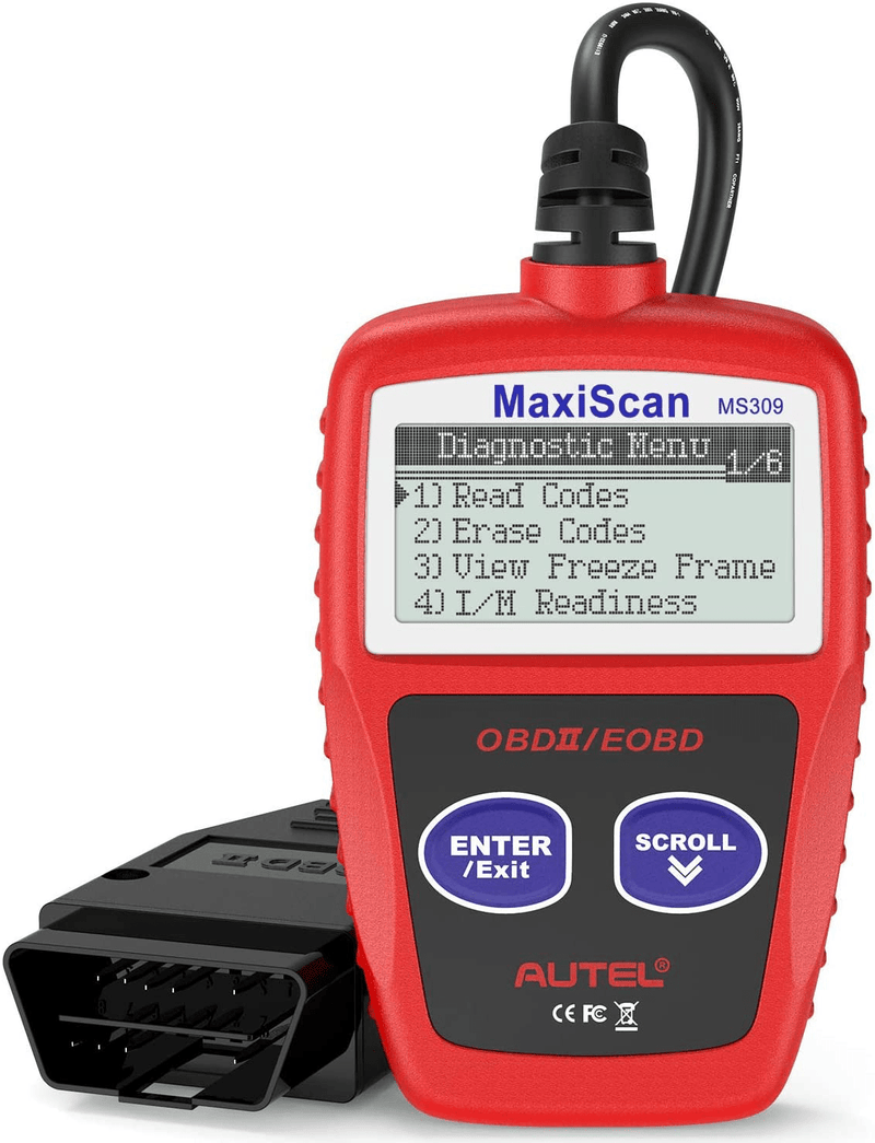Autel MS309 Universal OBD2 Scanner Check Engine Fault Code Reader, Read Codes Clear Codes, View Freeze Frame Data, I/M Readiness Smog Check CAN Diagnostic Scan Tool  ‎Autel Default Title  