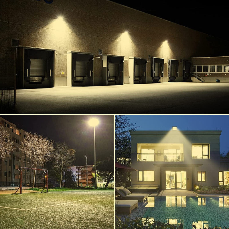 AUXTINGS LED Floodlight with Motion Sensor,20W 2000LM Outdoor Security Lights outside Lamp 4000K Warm White Spot Light Exterior Lighting for Yard Backyard House Court Stadium Parking,Ip66 90V-135V Home & Garden > Lighting > Flood & Spot Lights AUXTINGS   