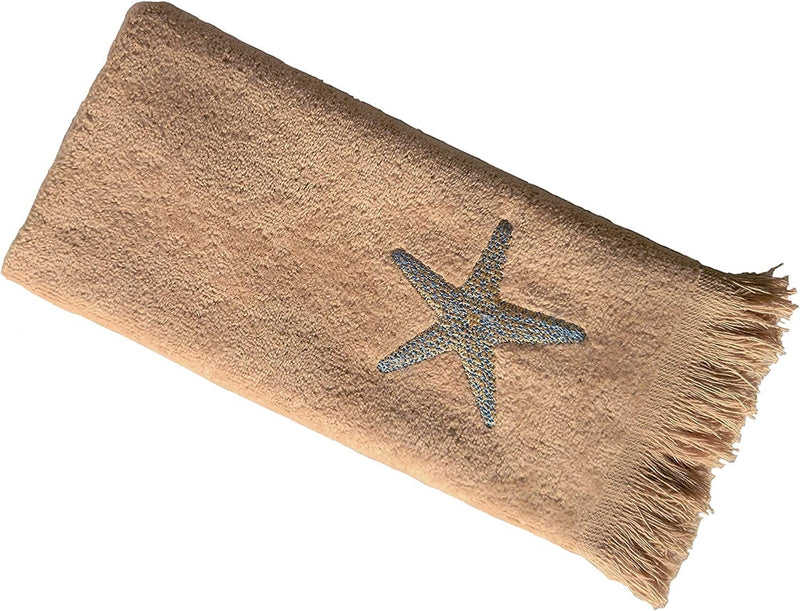 Avanti Linens by the Sea Fingertip Towel, Rattan,10974Rat Home & Garden > Linens & Bedding > Towels Avanti Linens Rattan Fingertip Towel 