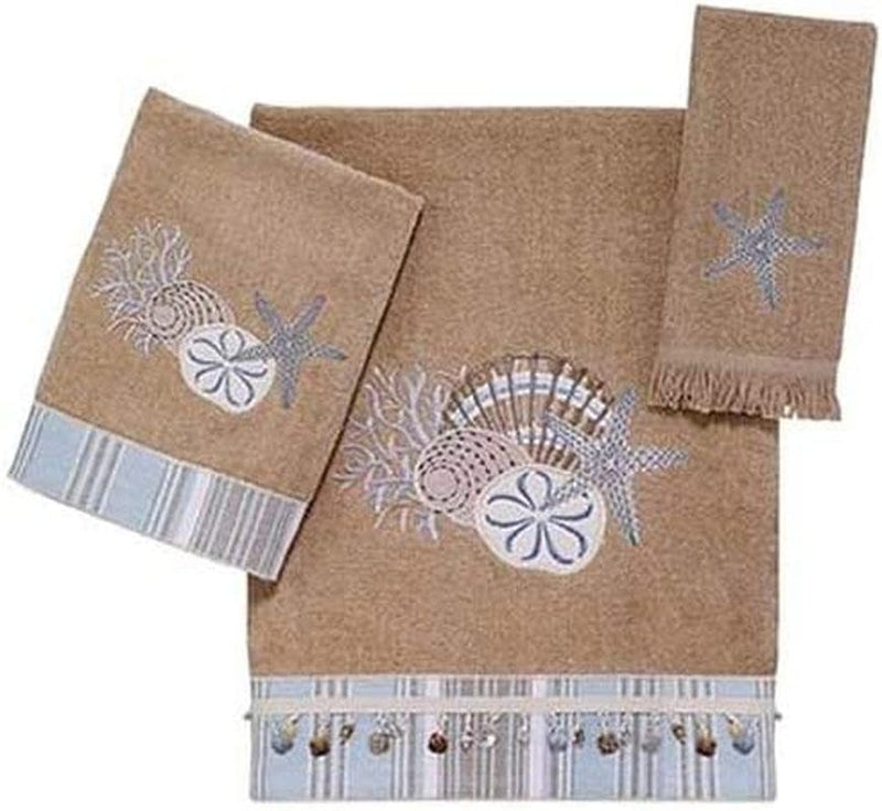 Avanti Linens by the Sea Fingertip Towel, Rattan,10974Rat Home & Garden > Linens & Bedding > Towels Avanti Linens   
