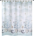 Avanti Linens Coastal Terrazzo Shower Curtain, Multicolor