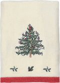 Avanti Linens Spode Christmas Tree Collection, Bath Towel, Red Home & Garden > Linens & Bedding > Towels Avanti Linens Red Hand Towel 