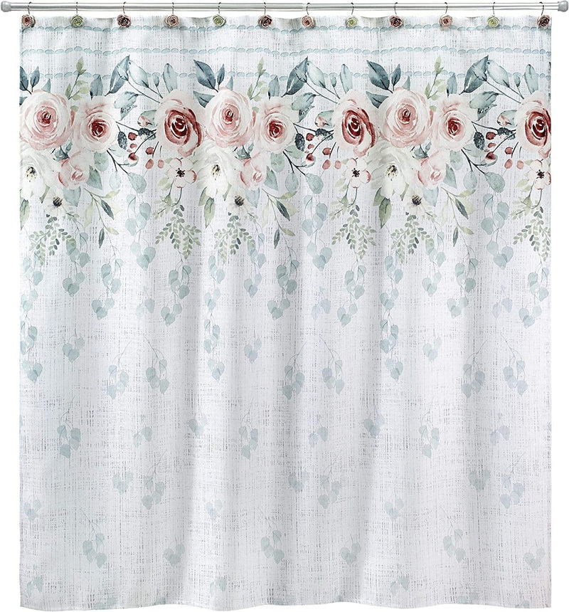 Avanti Linens Spring Garden Collection, Bath Towel, Ivory Home & Garden > Linens & Bedding > Towels Avanti Linens Multi Color Shower Curtain 
