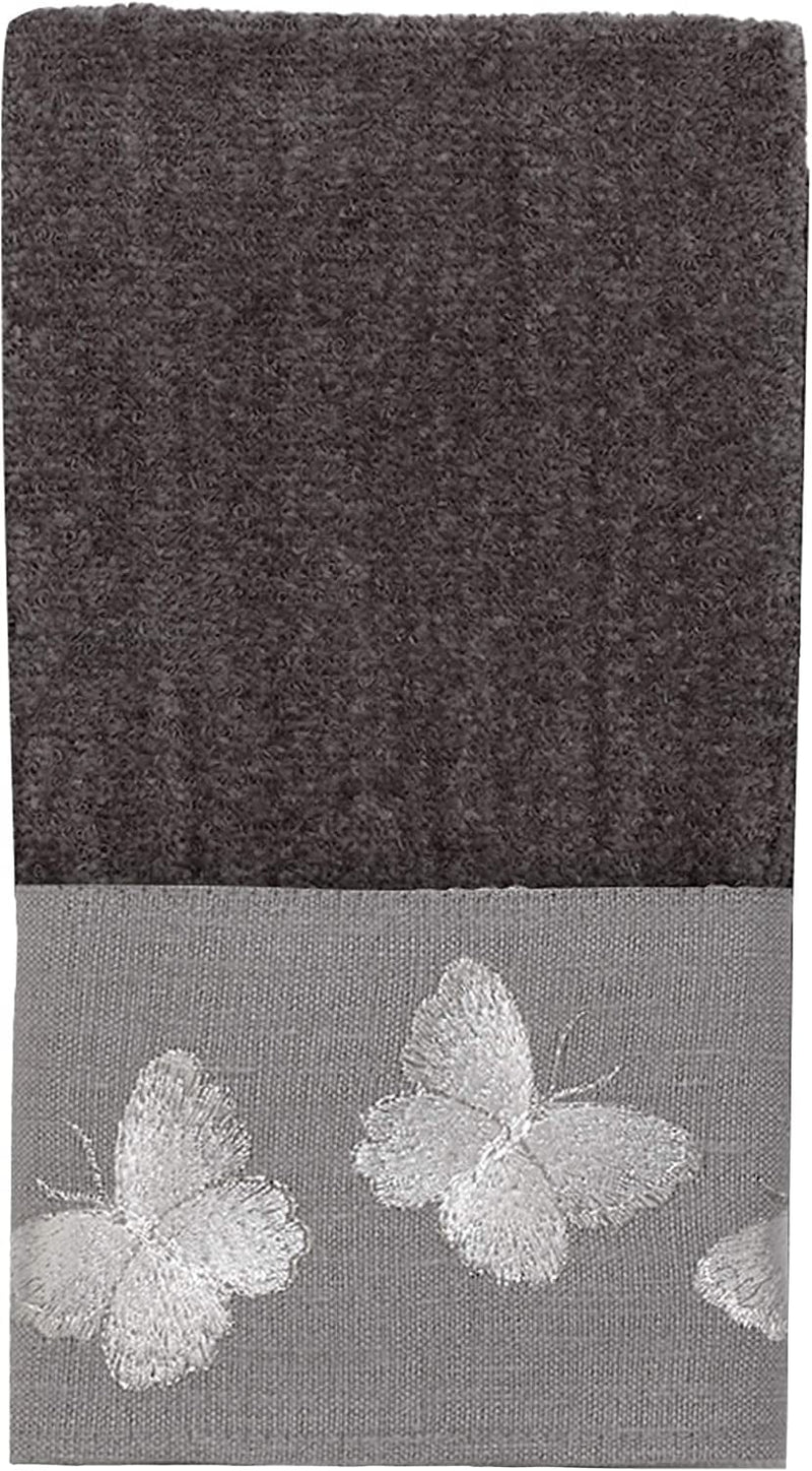 Avanti Linens Yara Collection, Embellished Bath Towel, Granite Home & Garden > Linens & Bedding > Towels Avanti Linens Granite One Size 