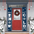 AVOIN Let it Snow Baby It's Cold Outside Porch Sign, Winter Holiday Christmas Hanging Banner Flag for Yard Indoor Outdoor Party 12 x 72 Inch Home & Garden > Decor > Seasonal & Holiday Decorations& Garden > Decor > Seasonal & Holiday Decorations AVOIN colorlife Midnight Blue  