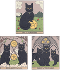AWAYTR 3Pcs Small Tarot Tapestry - Cat Tapestry Wall Hanging for Livingroom Dorm Apartment Bedroom Office Decor(Cups Tapestry,16x20in） Home & Garden > Decor > Artwork > Decorative TapestriesHome & Garden > Decor > Artwork > Decorative Tapestries AWAYTR Pentacles Tapestry 12x16in/30x40cm 