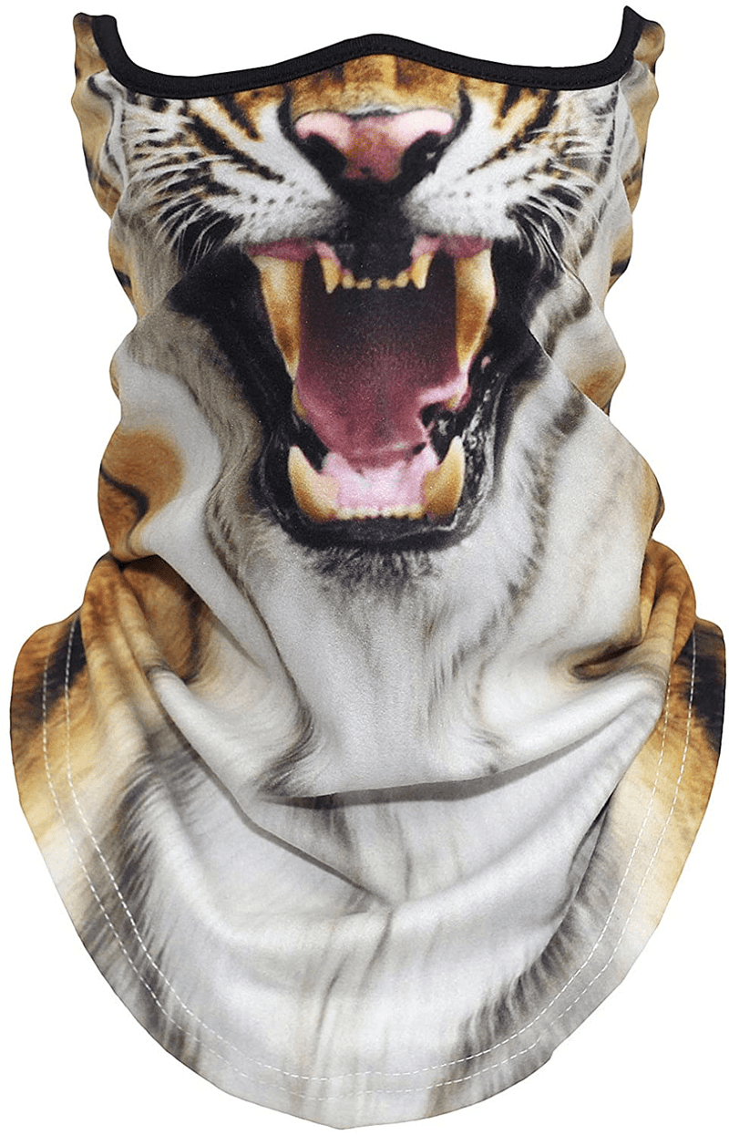 AXBXCX 3D Animal Neck Gaiter Warmer Windproof Face Mask Scarf for Ski Halloween Costume