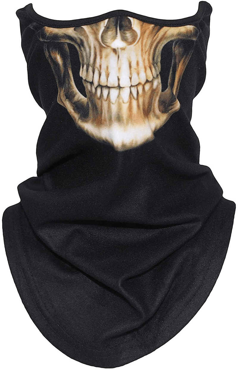 AXBXCX 3D Animal Neck Gaiter Warmer Windproof Face Mask Scarf for Ski Halloween Costume  AXBXCX Skull Skeleton Ghost  