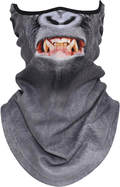 AXBXCX 3D Animal Neck Gaiter Warmer Windproof Face Mask Scarf for Ski Halloween Costume  AXBXCX 1#ferocious Gorilla  