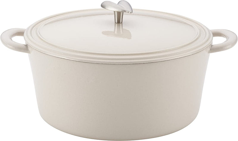 Ayesha Curry Cast Iron Enamel Casserole Dish/ Casserole Pan / Dutch Oven with Lid - 6 Quart, Twilight Teal Home & Garden > Kitchen & Dining > Cookware & Bakeware Ayesha Curry French Vanilla Dutch Oven 