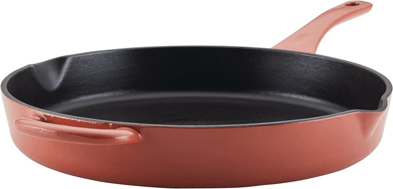 Ayesha Curry Cast Iron Enamel Casserole Dish/ Casserole Pan / Dutch Oven with Lid - 6 Quart, Twilight Teal Home & Garden > Kitchen & Dining > Cookware & Bakeware Ayesha Curry Redwood Red Skillet (12") 