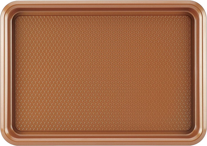 Ayesha Curry Nonstick Bakeware, Nonstick Cookie Sheet / Baking Sheet - 10 Inch X 15 Inch, Copper Brown Home & Garden > Kitchen & Dining > Cookware & Bakeware Ayesha Curry   