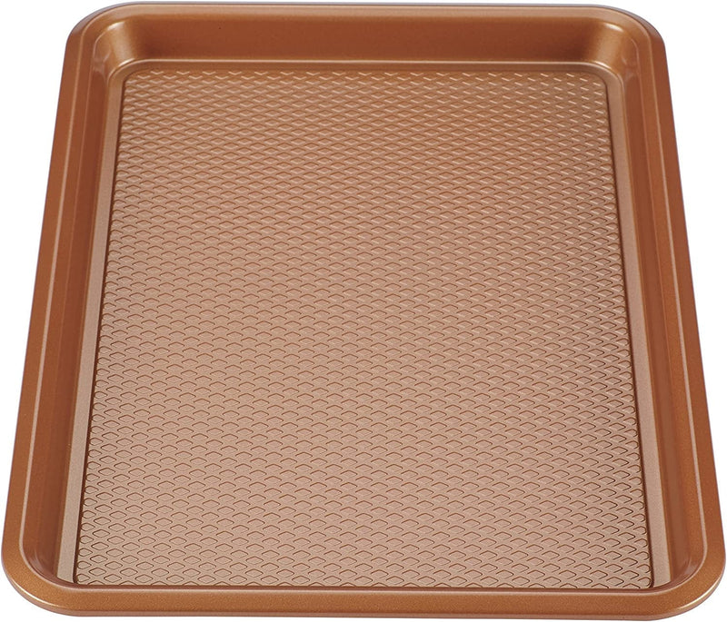 Ayesha Curry Nonstick Bakeware, Nonstick Cookie Sheet / Baking Sheet - 10 Inch X 15 Inch, Copper Brown Home & Garden > Kitchen & Dining > Cookware & Bakeware Ayesha Curry   