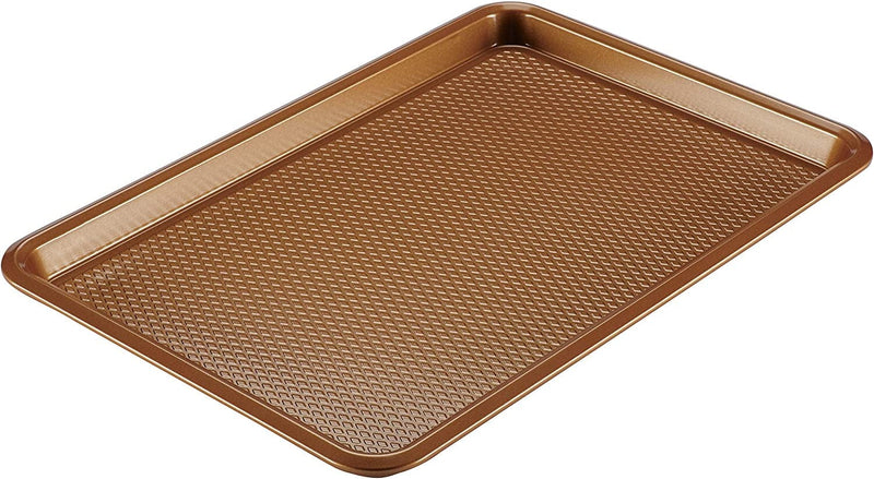 Ayesha Curry Nonstick Bakeware, Nonstick Cookie Sheet / Baking Sheet - 10 Inch X 15 Inch, Copper Brown Home & Garden > Kitchen & Dining > Cookware & Bakeware Ayesha Curry 11-Inch x 17-Inch  