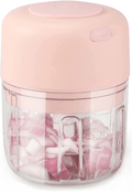 AYOTEE Wireless Electric Small Food Processor, Mini Food Chopper For Garlic Veggie Vegetables Fruit,Salad Mincing & Puree,Kitchen,1 Cup 250ML,BPA free,Pink Home & Garden > Kitchen & Dining > Kitchen Tools & Utensils > Kitchen Knives AYOTEE Pink 250ml 