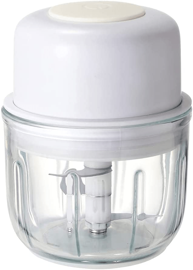 AYOTEE Wireless Electric Small Food Processor, Mini Food Chopper For Garlic Veggie Vegetables Fruit,Salad Mincing & Puree,Kitchen,1 Cup 250ML,BPA free,Pink Home & Garden > Kitchen & Dining > Kitchen Tools & Utensils > Kitchen Knives AYOTEE White 300ml 