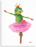 B BLINGBLING Llama Pictures Wall Decor: Alpaca with Flower Crown Bathroom Decor Wall Art Animal Wall Art with Frame and Ready to Hang (12"x16"x1 Panel) Home & Garden > Decor > Artwork > Sculptures & Statues B BLINGBLING Frog Dancing Ballet 12"x16"x1 