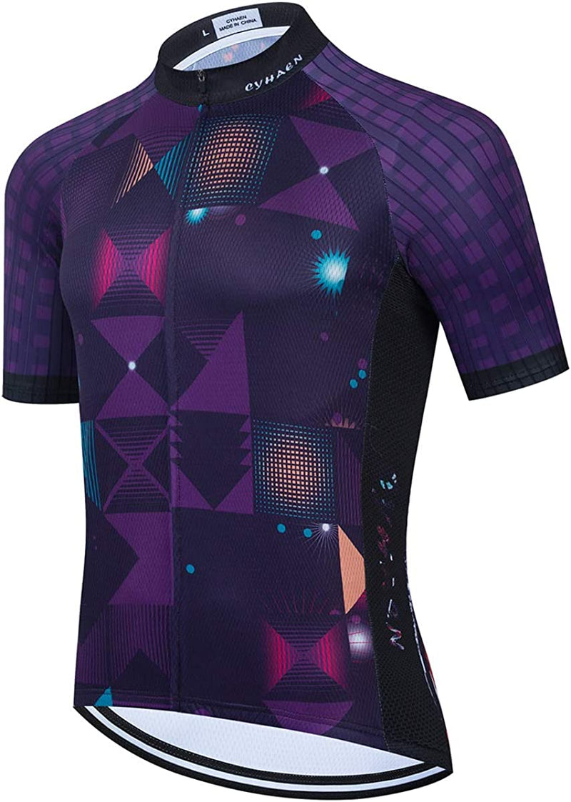 Weimo Cycling Jersey Men'S Short Sleeve Biking Shirts Sporting Goods > Outdoor Recreation > Cycling > Cycling Apparel & Accessories weimo 000 J X-Large 