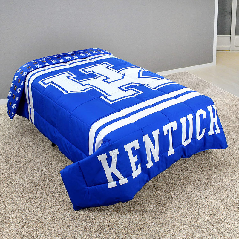 College Covers Everything Comfy Georgia Bulldogs Reversible Big Logo Soft and Colorful Comforter, Twin Home & Garden > Linens & Bedding > Bedding > Quilts & Comforters College Covers Kentucky Wildcats Queen 