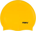 MARU Multi-Coloured Silicone Swim Hat (Unisex, One Size Fits Most) Sporting Goods > Outdoor Recreation > Boating & Water Sports > Swimming > Swim Caps Maru Yellow  