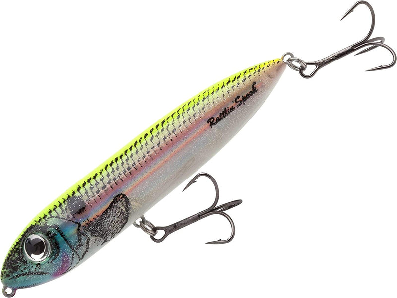 Heddon Rattlin' Spook Topwater Fishing Lure, 4 1/2 Inch, 3/4 Ounce Sporting Goods > Outdoor Recreation > Fishing > Fishing Tackle > Fishing Baits & Lures Pradco Outdoor Brands Okie Shad  