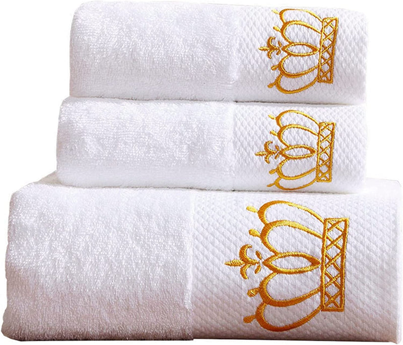 Premium 100% Pure Cotton Bath Towel Set; 1 Bath Towels,1 Hand Towel & 1 Washcloth,Luxury Bathroom Super Soft Hotel & Spa Quality Highly Absorbent (Light Yellow) Home & Garden > Linens & Bedding > Towels Sunshinejing Color 1  