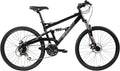 Gravity FSX 1.0 Dual Full Suspension Mountain Bike with Disc Brakes Aluminum Frame Sporting Goods > Outdoor Recreation > Cycling > Bicycles GRAVITY Black 21" 