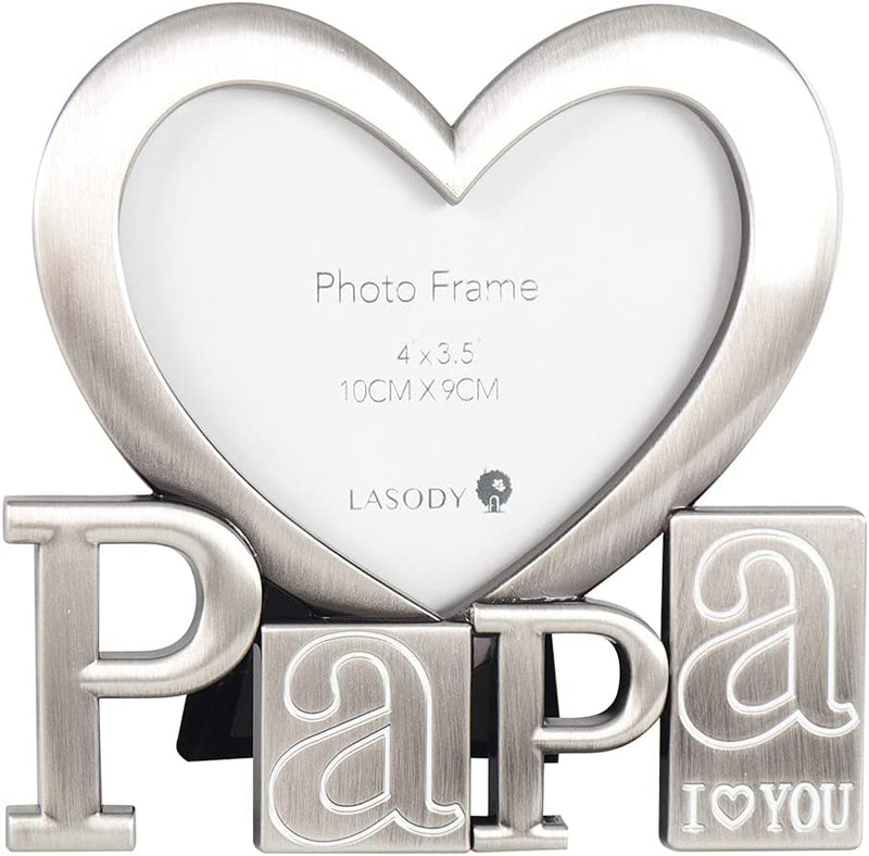 LASODY Dad Picture Frame,Dad Gifts,Dad Gifts from Daughter ,Dad Birthday Gifts Home & Garden > Decor > Picture Frames LASODY Papa I Love You 4x3.5 inch 