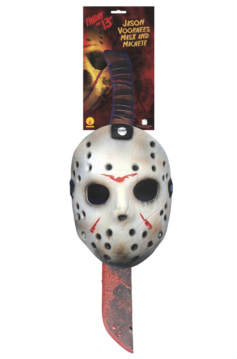 Friday the 13Th Jason Mask and Machete Kit Accessory Apparel & Accessories > Costumes & Accessories > Masks Rubies   