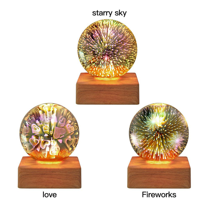 Creativearrowy 3D Firework Decoration Lights Bedside Lamp Valentine'S Day Gifts Table Lamps Abs+Plastic+Electronic Components Night Home & Garden > Decor > Seasonal & Holiday Decorations CreativeArrowy   