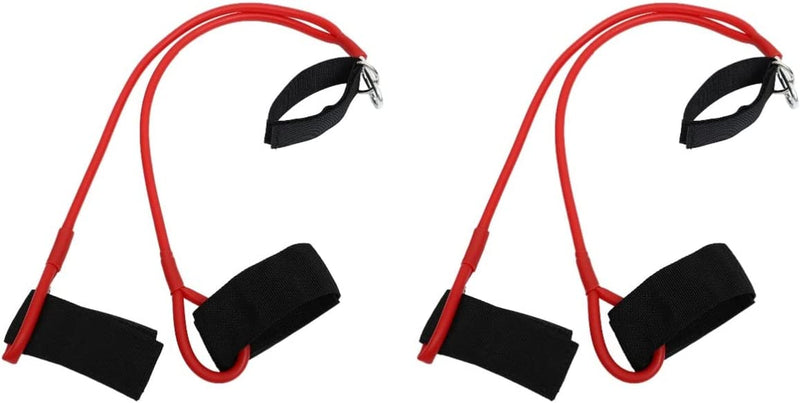BESPORTBLE 2Pcs Band Belt Swimming Technique Bands Professional Equipment Yellow Stationary Leash Strength Latex Lap Outdoor Swim Elastic Strap Ankle Rope for Exercise Pool Sporting Goods > Outdoor Recreation > Boating & Water Sports > Swimming BESPORTBLE Redx2pcs 91X5X0.5cmx2pcs 