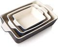 SWEEJAR Ceramic Bakeware Set, Rectangular Baking Dish Lasagna Pans for Cooking, Kitchen, Cake Dinner, Banquet and Daily Use, 11.8 X 7.8 X 2.75 Inches of Casserole Dishes (Navy) Home & Garden > Kitchen & Dining > Cookware & Bakeware SWEEJAR Navy  