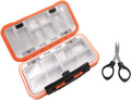 Milepetus Waterproof Fishing Lure Box Spoon Hooks Baits Storage Tackle Box Containers for Casting Fishing Fly Fishing,Large/Medium/Small Lure Case Available Sporting Goods > Outdoor Recreation > Fishing > Fishing Tackle Milepetus Orange-Medium  