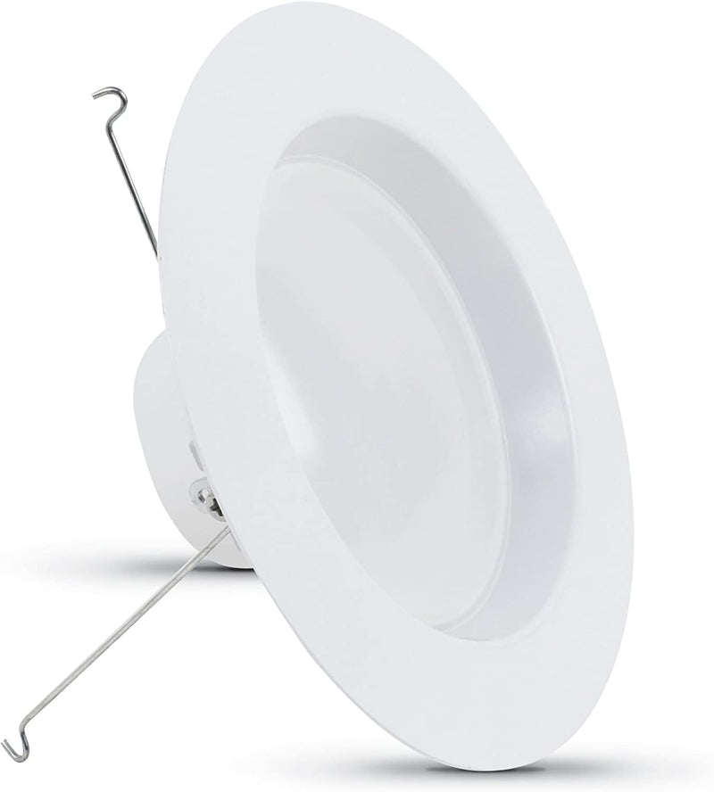 Feit Electric 5-6 Inch LED Recessed Downlight - Pre-Mounted Trim - Standard Base Adapter - 5000K Daylight - Dimmable- 120W Equivalent - 45 Year Life - High Output 1290 Lumen Home & Garden > Lighting > Flood & Spot Lights Feit Electric Company   
