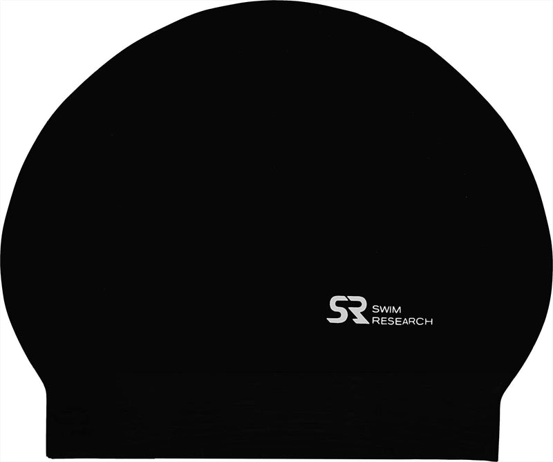 Swim Research Durable Solid Latex Swim Cap Sporting Goods > Outdoor Recreation > Boating & Water Sports > Swimming > Swim Caps Swim Research Black  