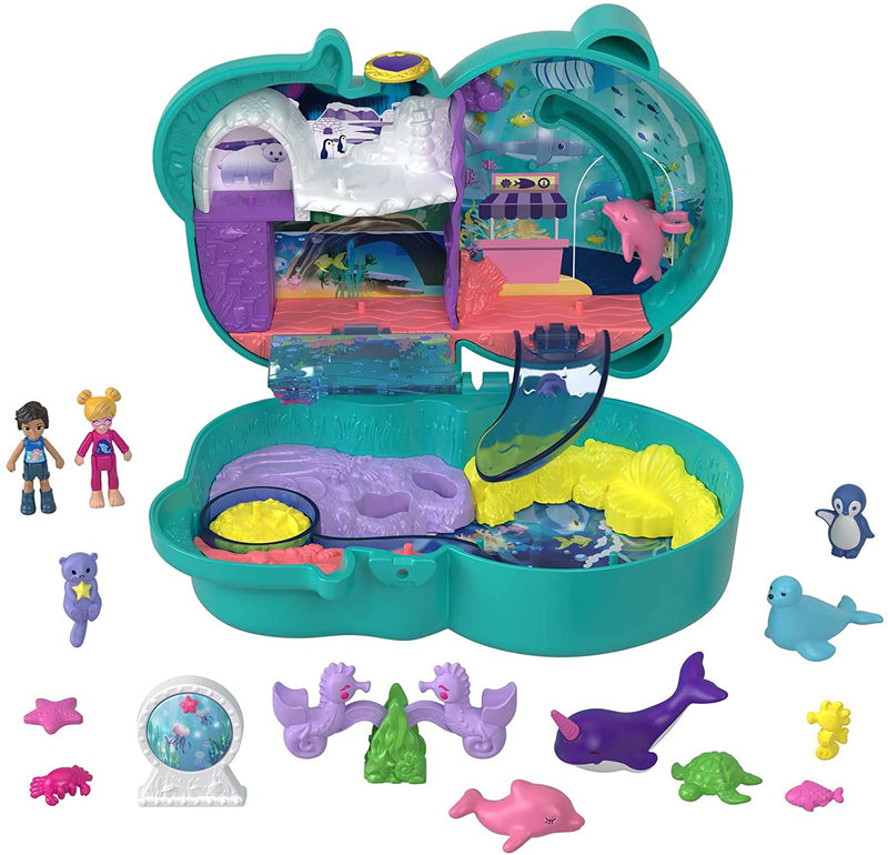 Polly Pocket Doll and Accessories, Compact with Micro Bella and Friend Dolls, 5 Reveals, Soccer Squad Sporting Goods > Outdoor Recreation > Winter Sports & Activities Mattel Aquarium  