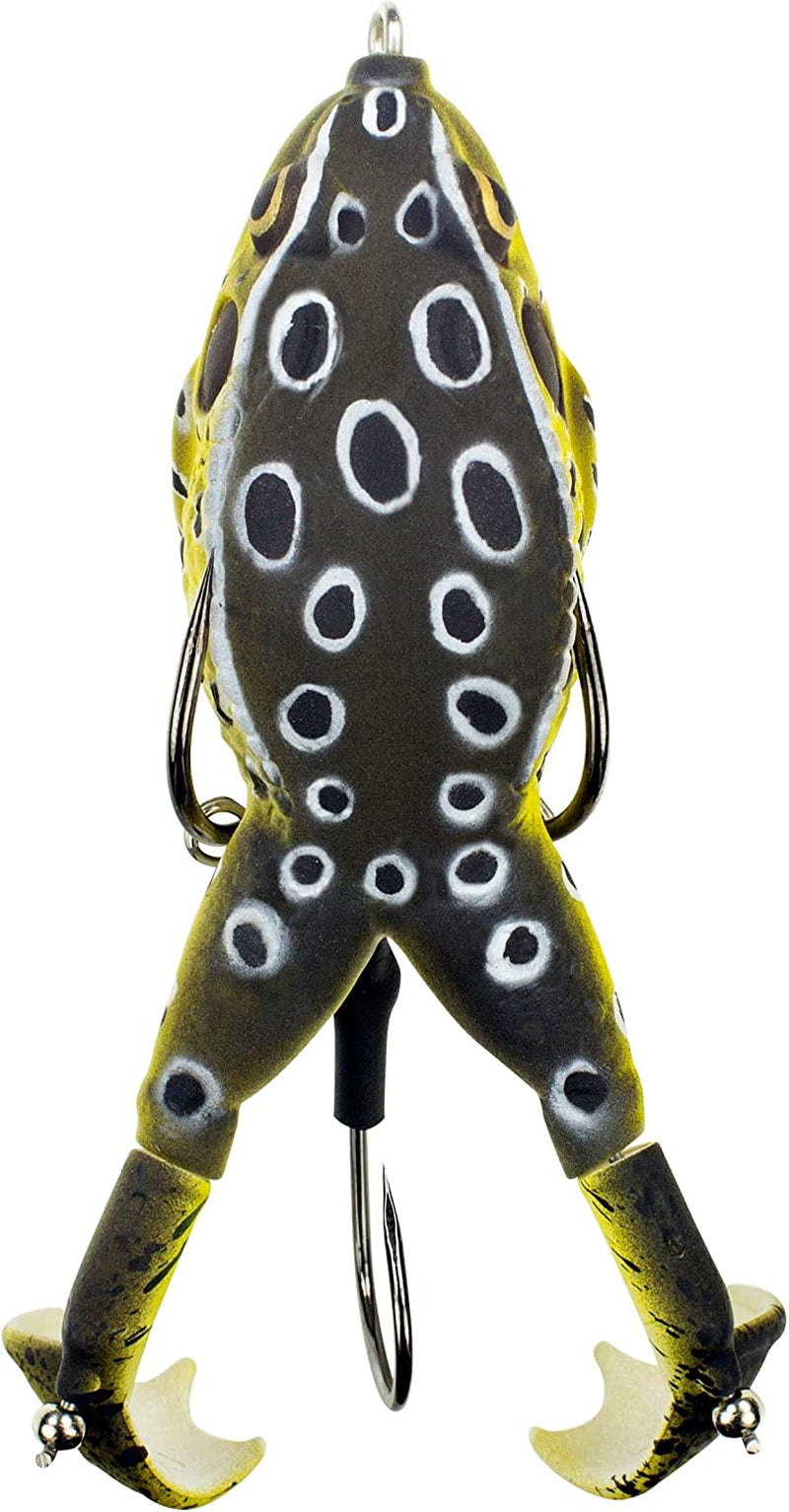 Lunkerhunt Prop Frog – Freshwater Fishing Lure with Realistic Design, Weighs ½ Oz, 3.5” Length Sporting Goods > Outdoor Recreation > Fishing > Fishing Tackle > Fishing Baits & Lures Lunkerhunt Croaker  