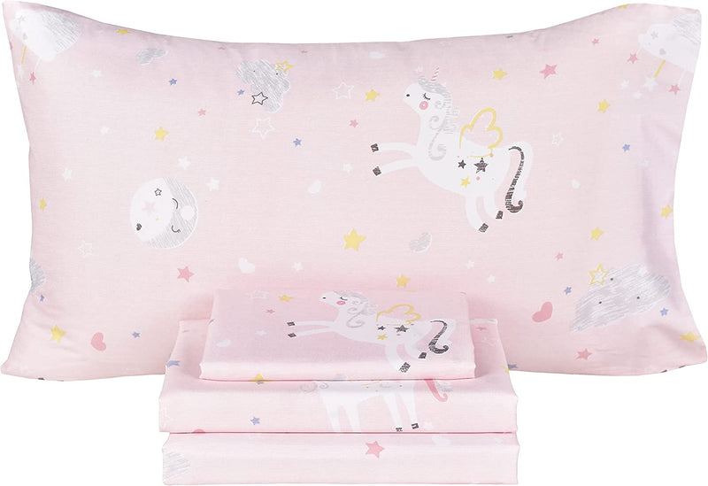 Scientific Sleep Sunshine Bees in Flower Cute Fun Soft Sheets Set Twin, Fitted Sheet with 14" Inch Deep Pocket, 100% Microfiber Polyester Bedding Sheet Set for Girls Teen Kids Gift (19, Twin) Home & Garden > Linens & Bedding > Bedding Scientific Sleep 17 Full 